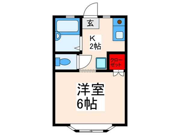 カサディ江戸川Ｎｏ｡３の物件間取画像